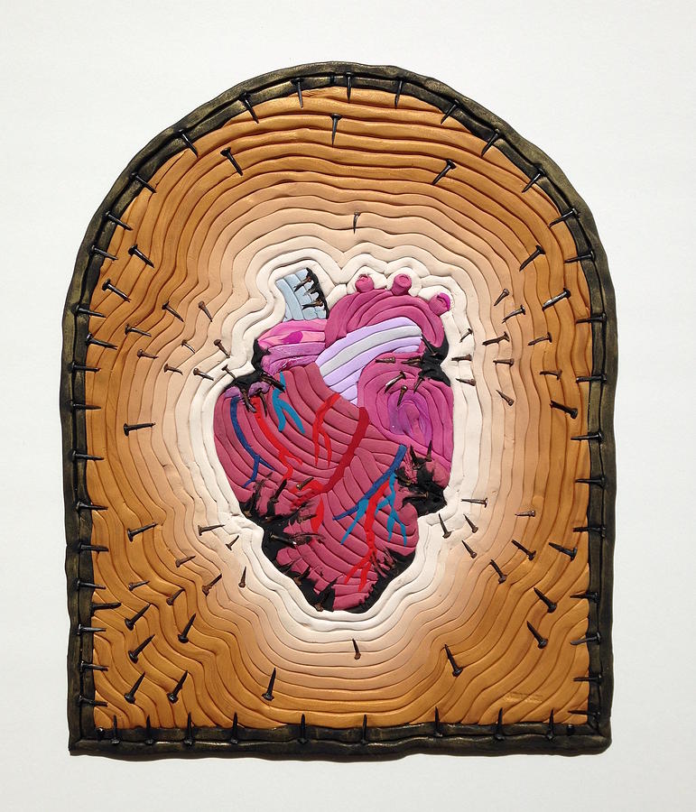 Deceived The Loyal Heart Once Deceived Heart Relief by Arla Patch - Pixels