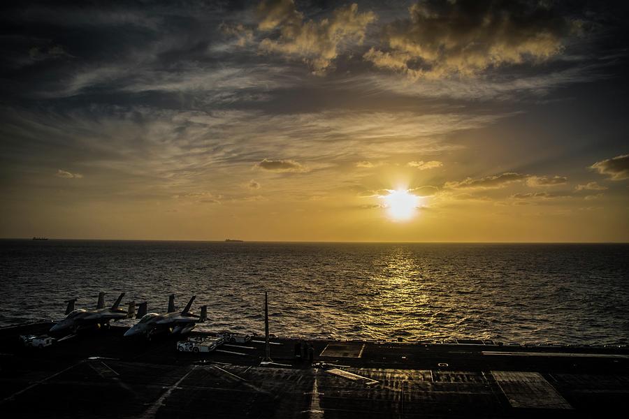 December Deployment Sunset Photograph by Larkins Balcony Photography
