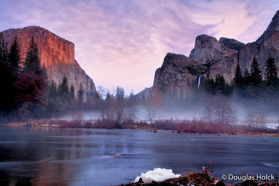 December Sunset Yosemite Valley View Photograph by Doug Holck Fine