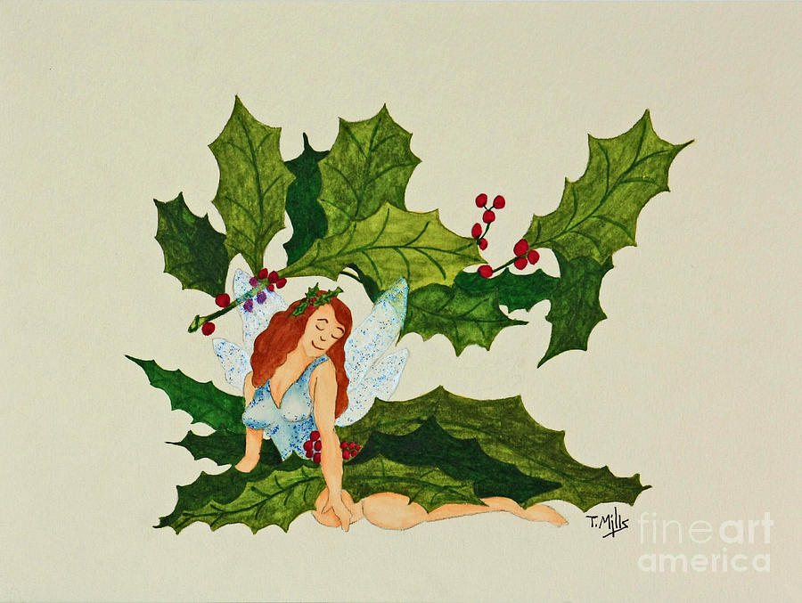 December Painting by Terri Mills