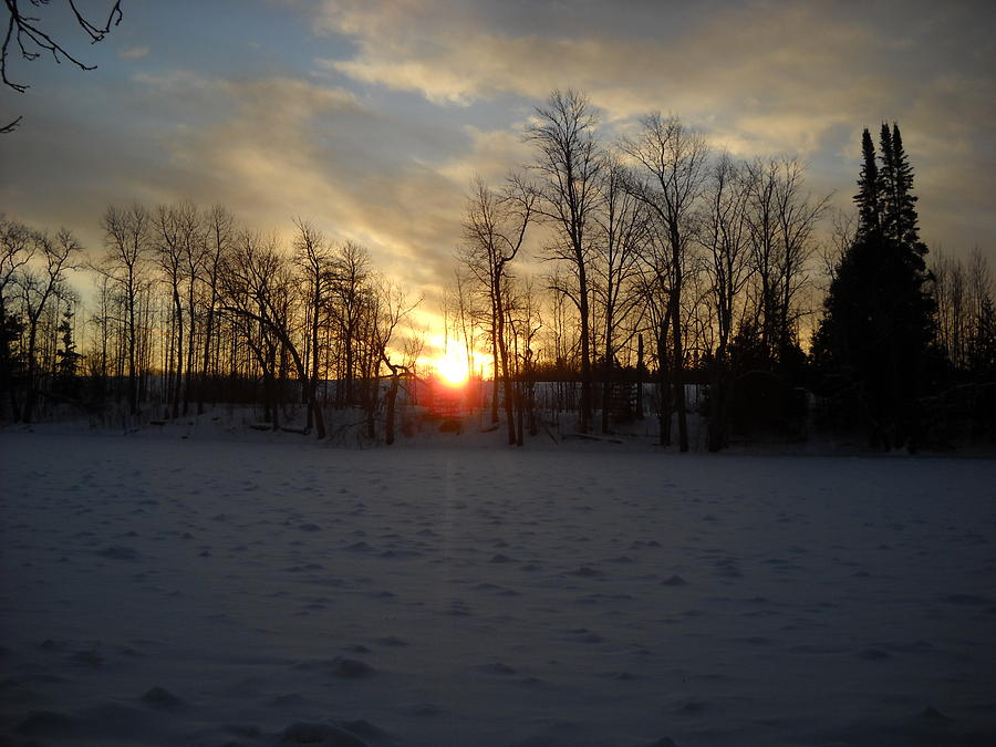 December Winter Sunrise Photograph by Kent Lorentzen