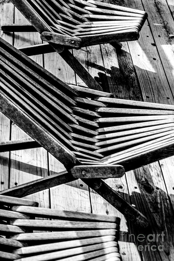 Deck Chair Friends Photograph by Jim Rossol