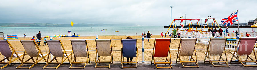 Deckchairs Photograph by Colin Rayner