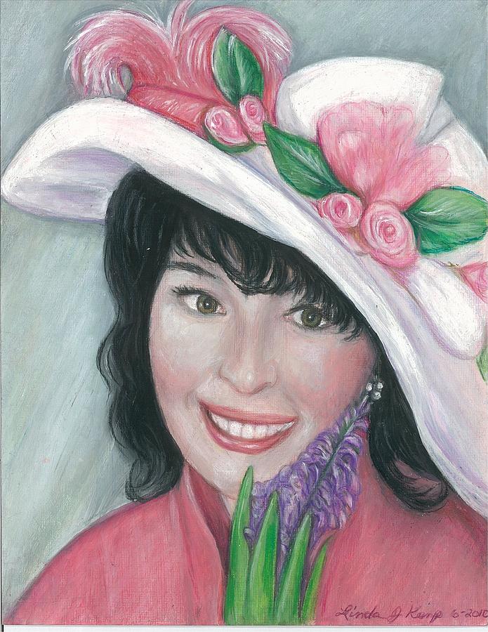 Decked For Spring Drawing by Linda Nielsen