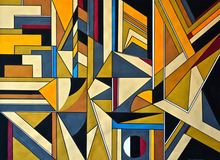 Deco Rising Painting by Don Thompson - Fine Art America