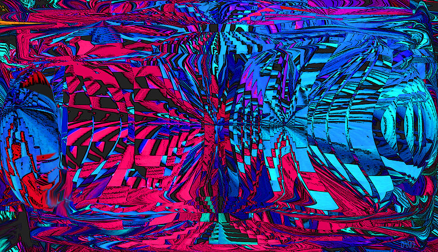 deConstruct 3 Digital Art by Phillip Mossbarger