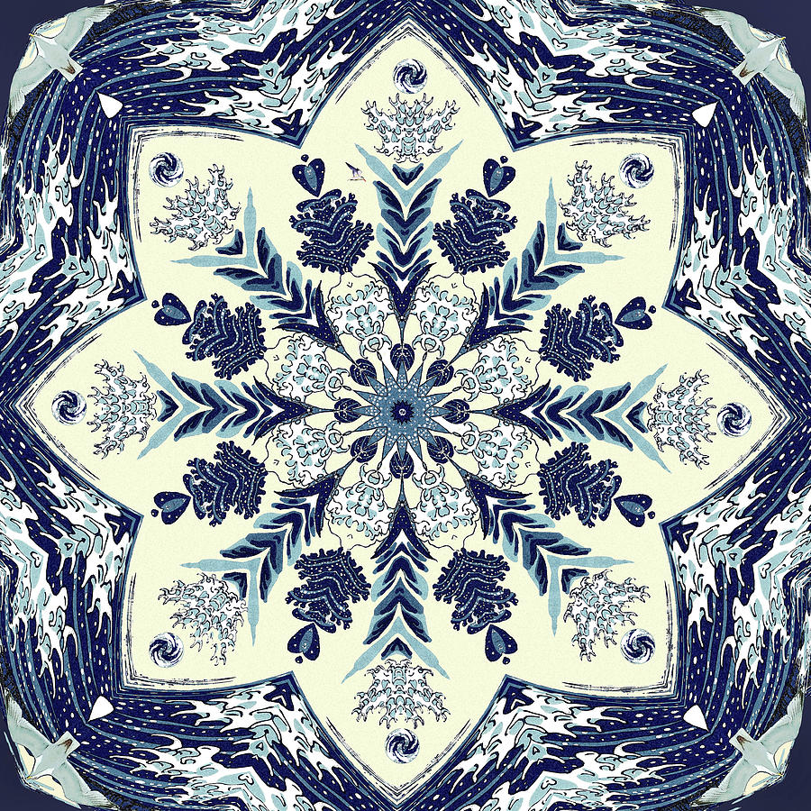 Deconstructed Sea Mandala by Deborah Smith Deconstructed Sea Mandala by Deborah Smith