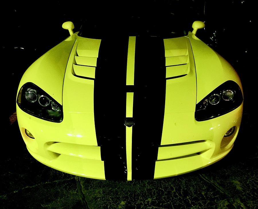 Abstract Photograph - Deconstructed Viper Sports Car by Lexi Heft
