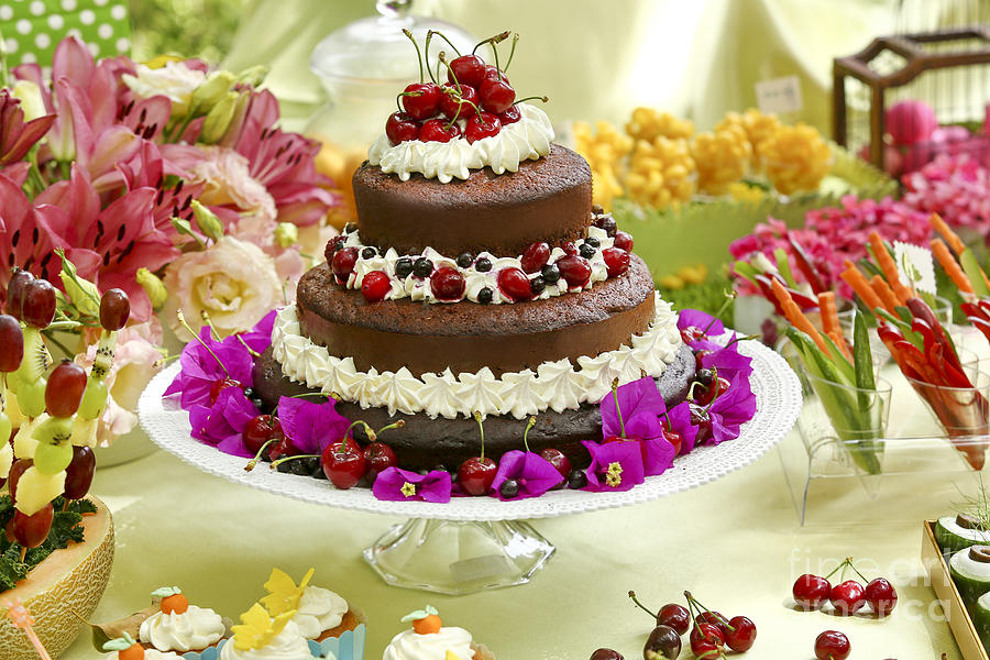 Decorated cake  Photograph by Oren Shalev