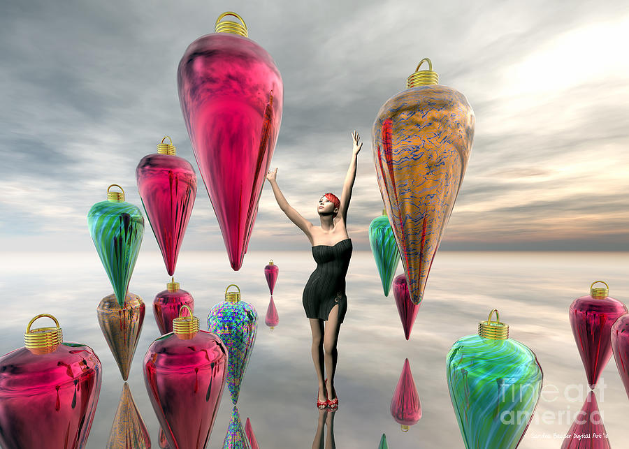 Decorating for the Holidays Digital Art by Sandra Bauser