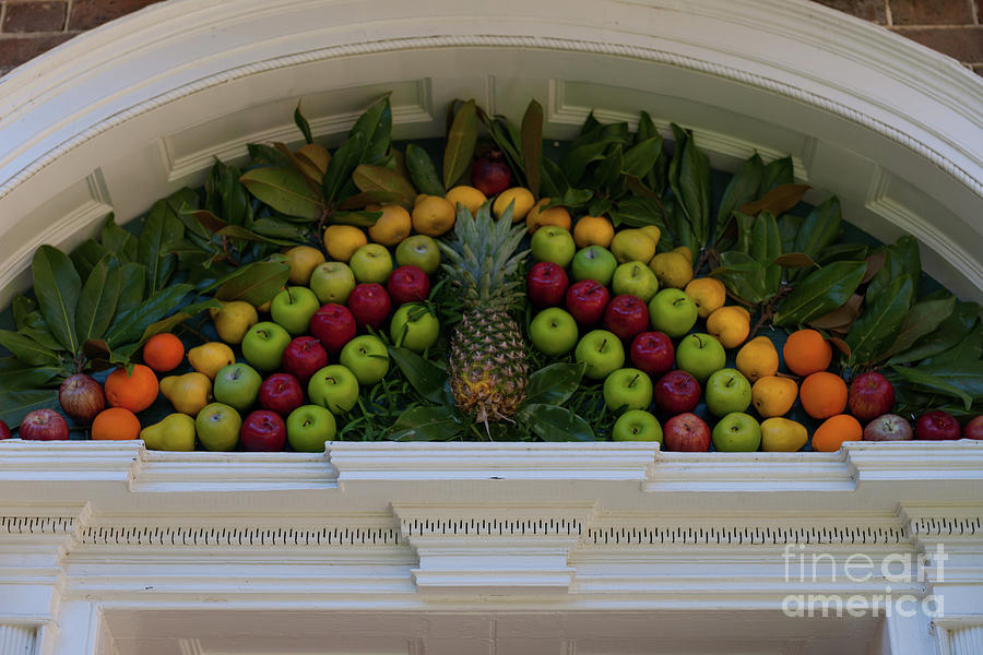Decorating with Fruit Photograph by Dale Powell