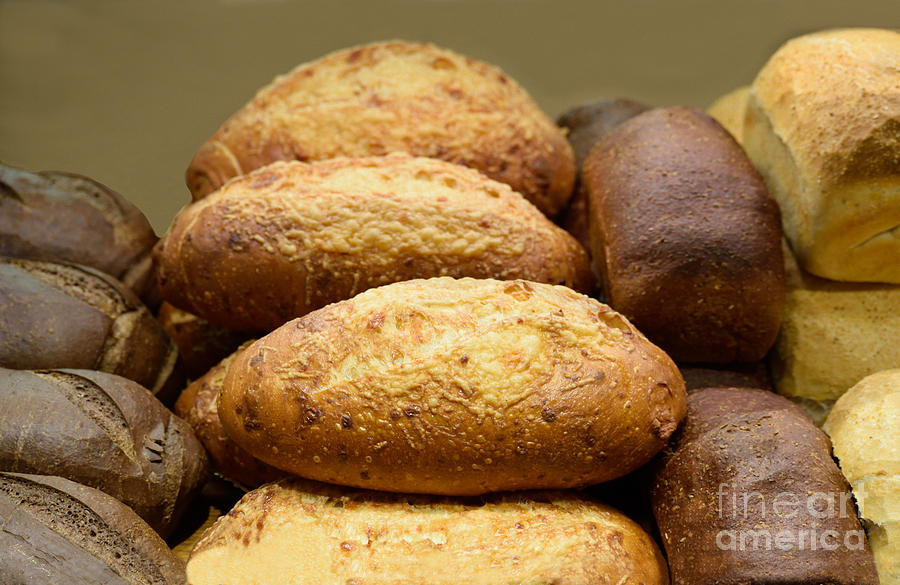 Bread Photograph - Decorative Bread of Life Photo B4817 by Mas Art Studio
