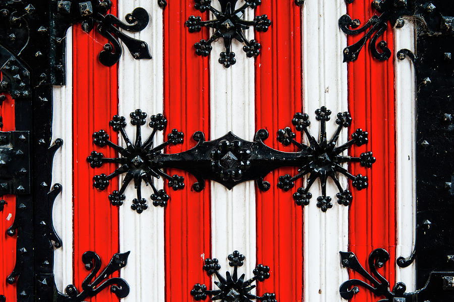 Decorative Door Details of De Haar Castle Photograph by Jenny Rainbow