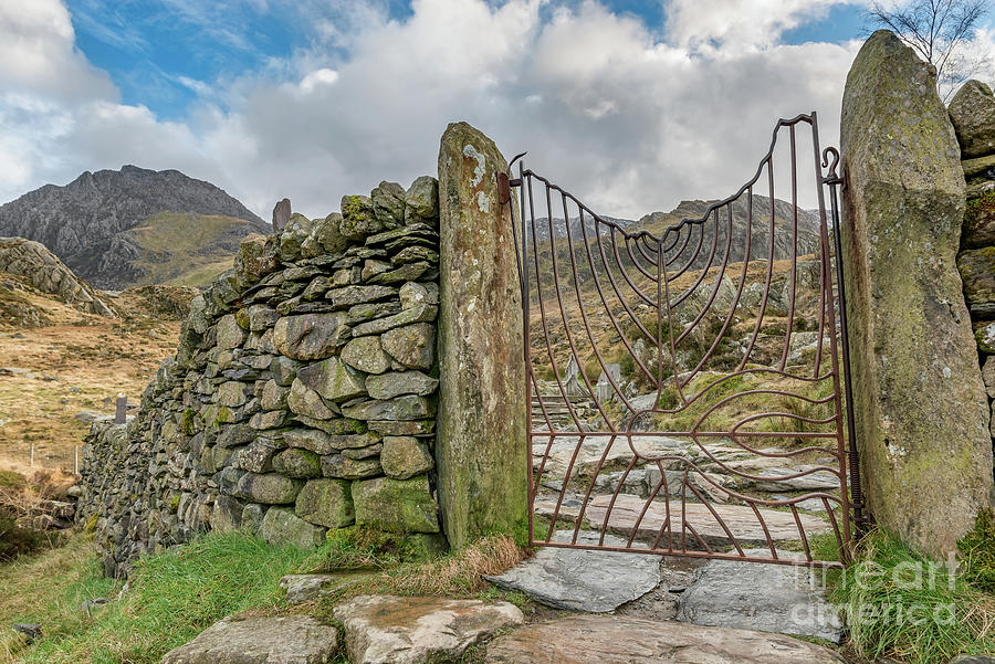 Decorative Gate Snowdonia Photograph by Adrian Evans