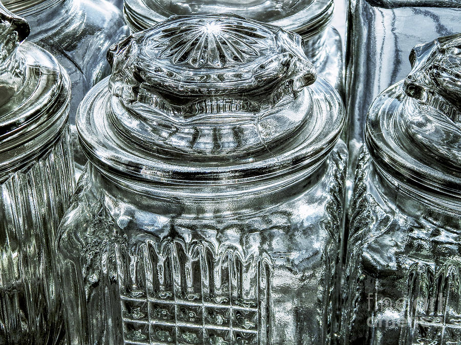 Decorative Glass Jars Digital Art by Phil Perkins