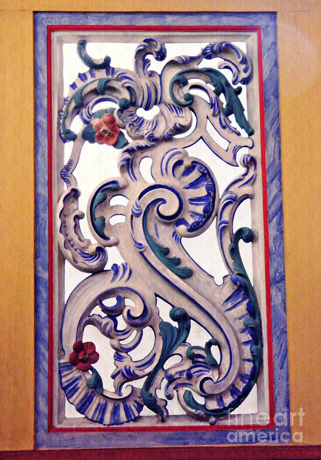 Decorative Panel in Schierstein Church Photograph by Sarah Loft