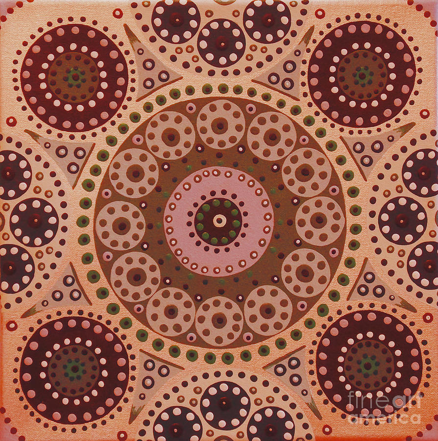 Decorative Pattern Work MN56 Painting by Gull G