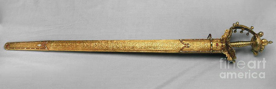 Decorative Sword Photograph by Granger
