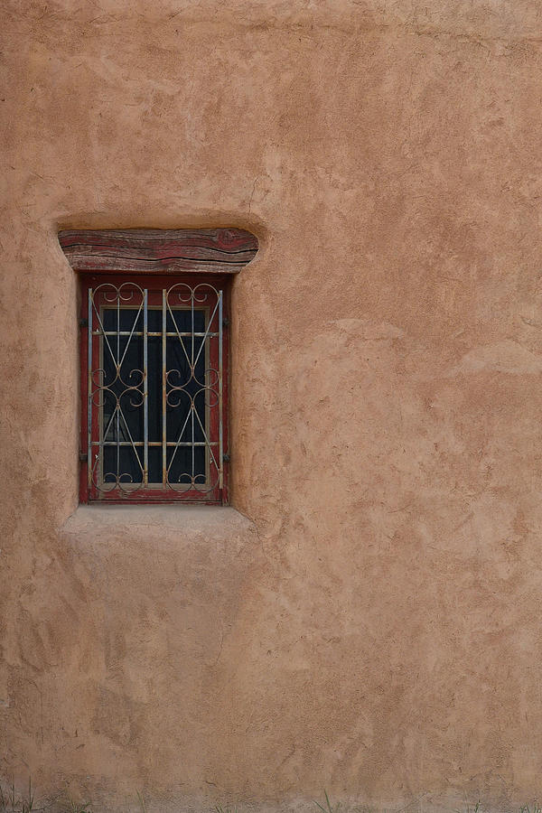 Decorative Window in Adobe Photograph by Nadalyn Larsen