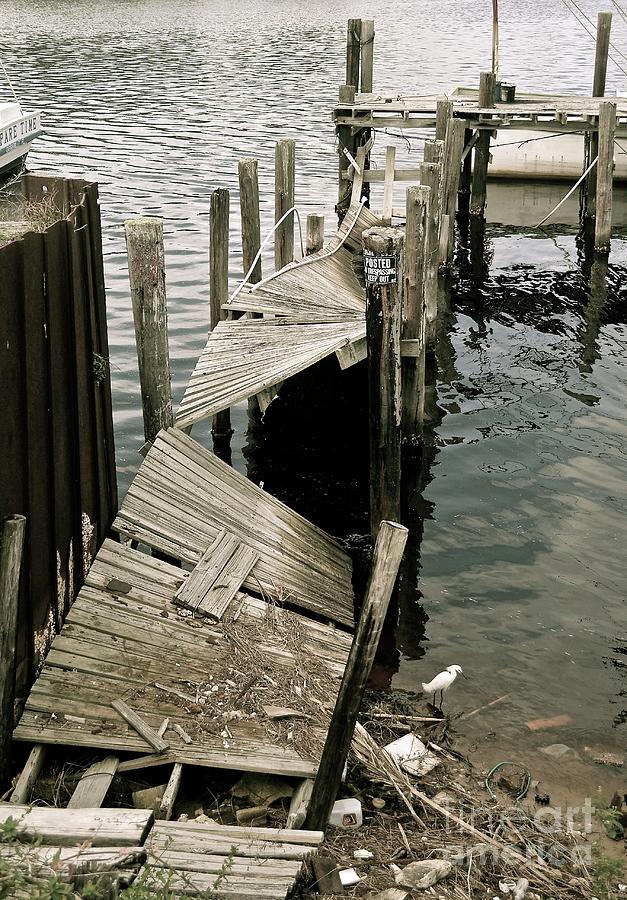 Decrepit Dock Photograph by Ron Long