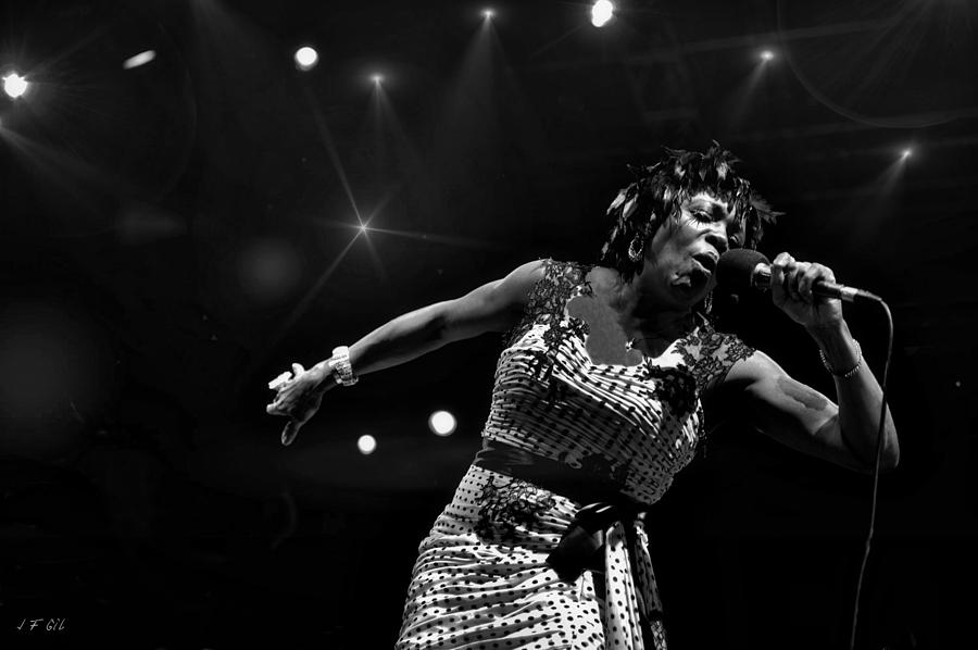 Dee Dee Bridgewater Vocalist Jazz  Photograph by Jean Francois Gil