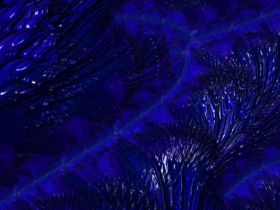 Deep Blue Digital Art by Michele A Loftus