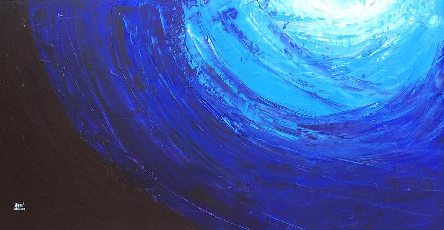 Deep Blue Sea  Painting by Aarti Bartake