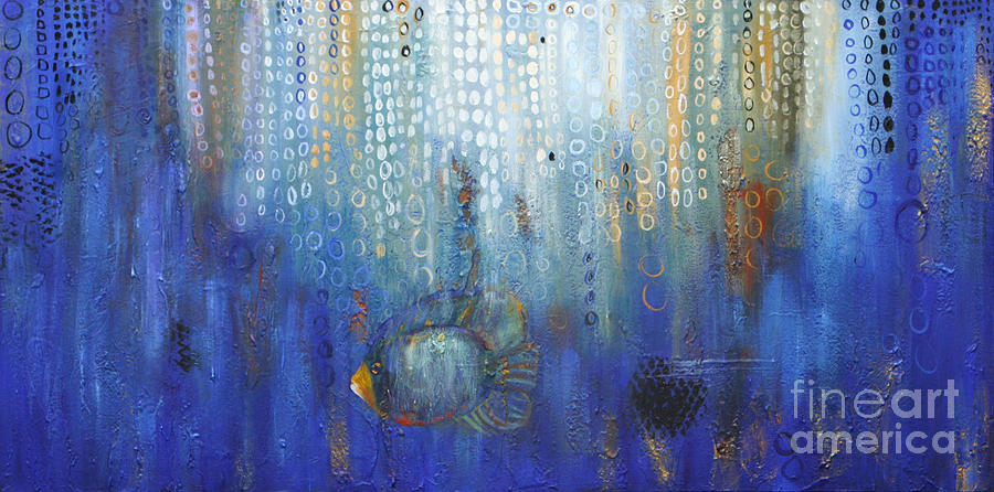 Deep Blue Sea Painting by Lauren  Marems