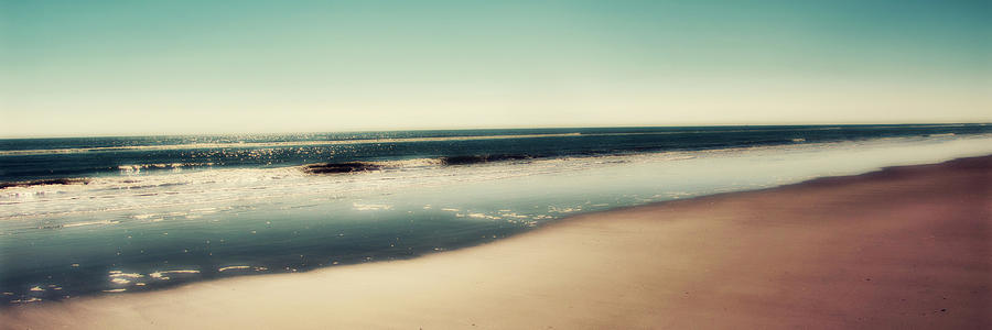 Beach Photograph - Deep Blue Sea Panoramic by Amy Tyler