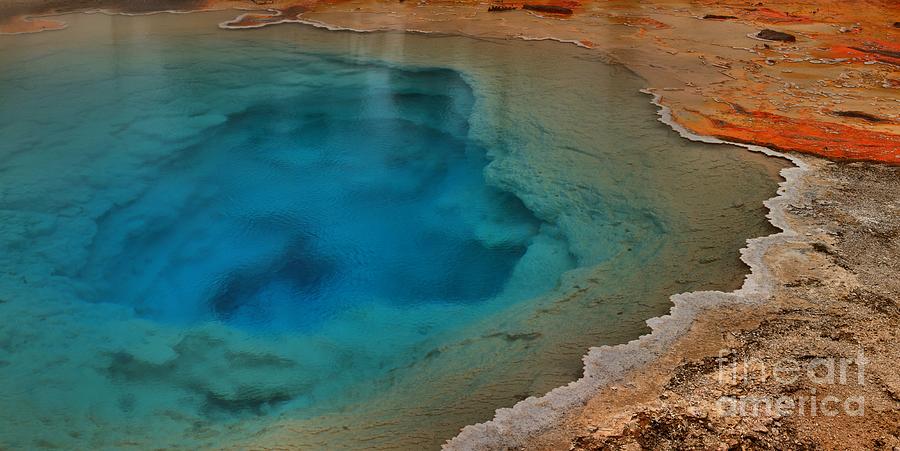 Deep Blue Yellowstone Abyss Photograph by Adam Jewell