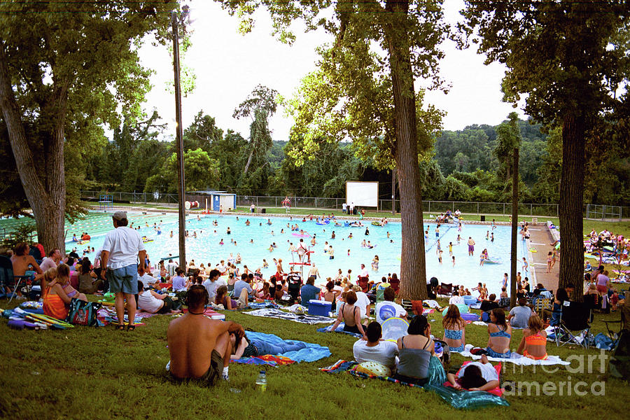 Summer Photograph - Deep Eddy Swimming Pool is among one of Austins favorite swimming holes, Austin, Texas, USA by Dan Herron
