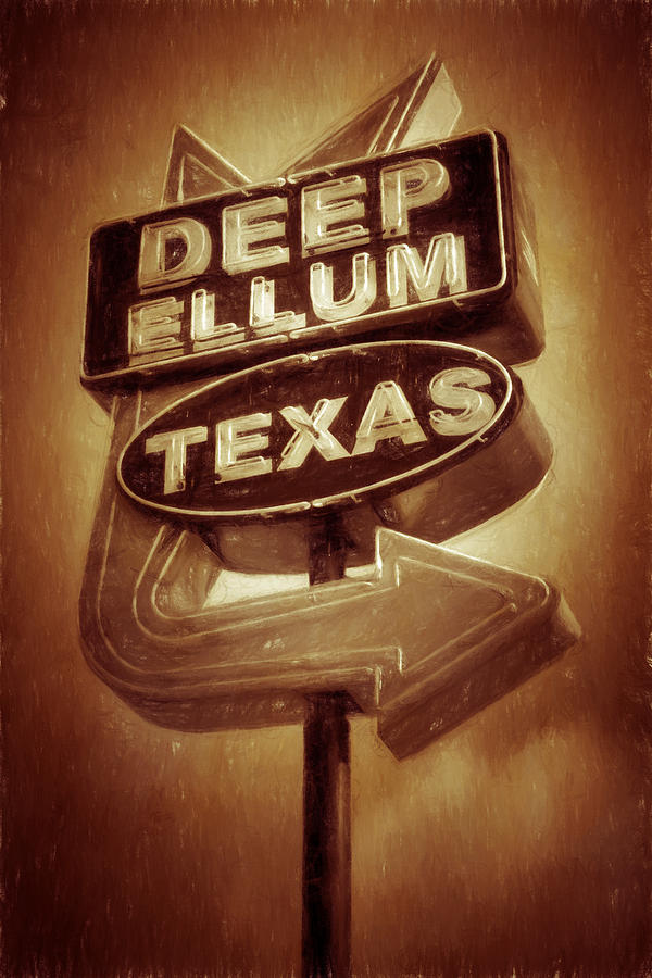 Dallas Photograph - Deep Ellum Bronze by Joan Carroll