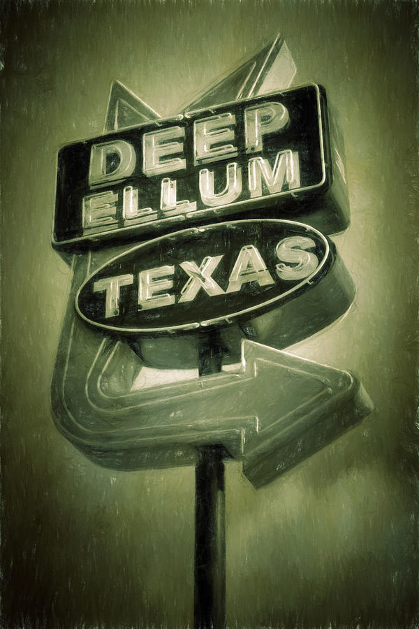 Dallas Photograph - Deep Ellum Green by Joan Carroll