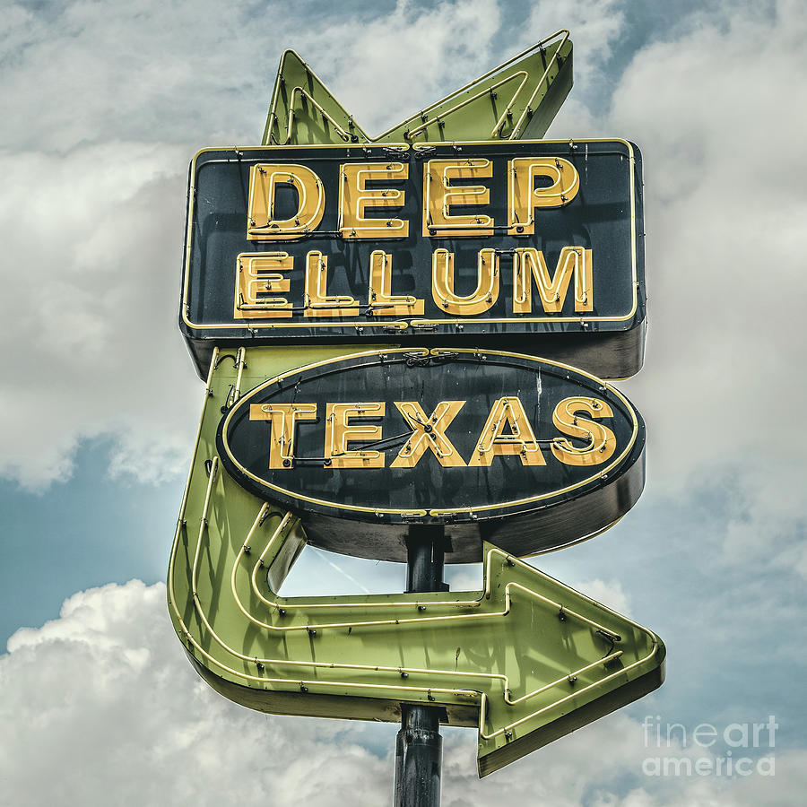 Deep Ellum Texas Neon Sign Photograph by Edward Fielding