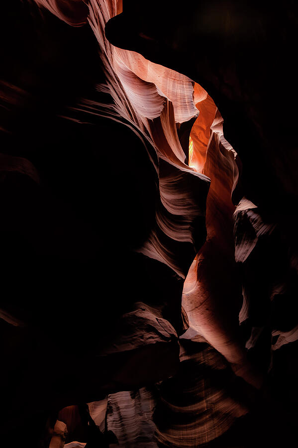 Antelope Canyon Photograph - Deep Layers of Antelope Canyon by Gregory Ballos