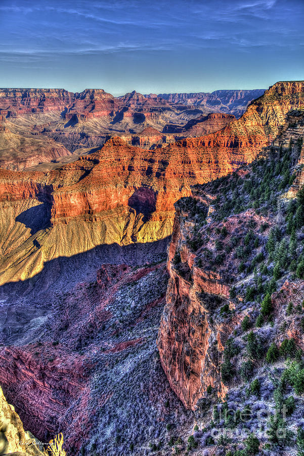 Deep In Beauty 2 Grand Canyon National Park Arizona Art Photograph by Reid Callaway