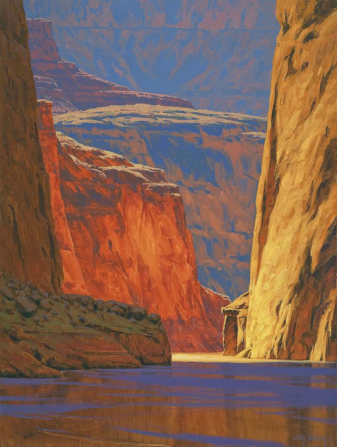 Grand Canyon National Park Painting - Deep in the Canyon by Cody DeLong