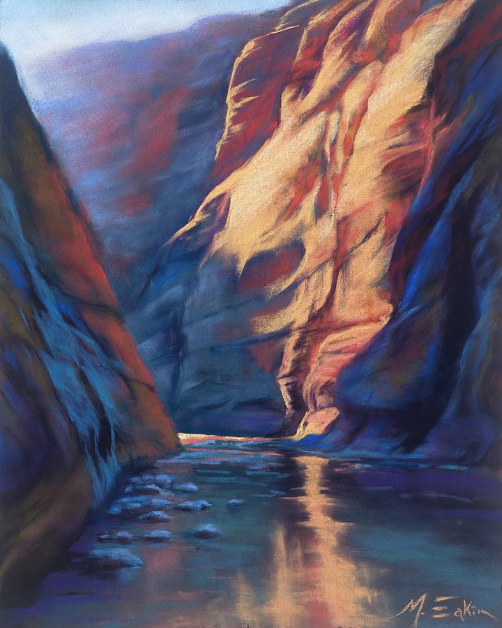 Deep in the Canyon Painting by Marjie Eakin-Petty