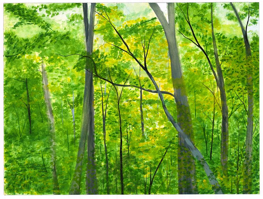Deep Into the Woods Painting by David Bartsch