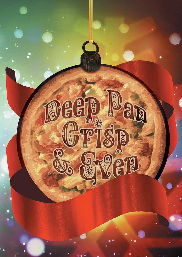 Deep Pan Crisp and Even Digital Art by BFA Prints