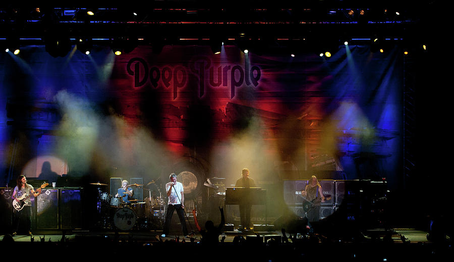 Deep Purple rock band on the stage Photograph by Michalakis Ppalis