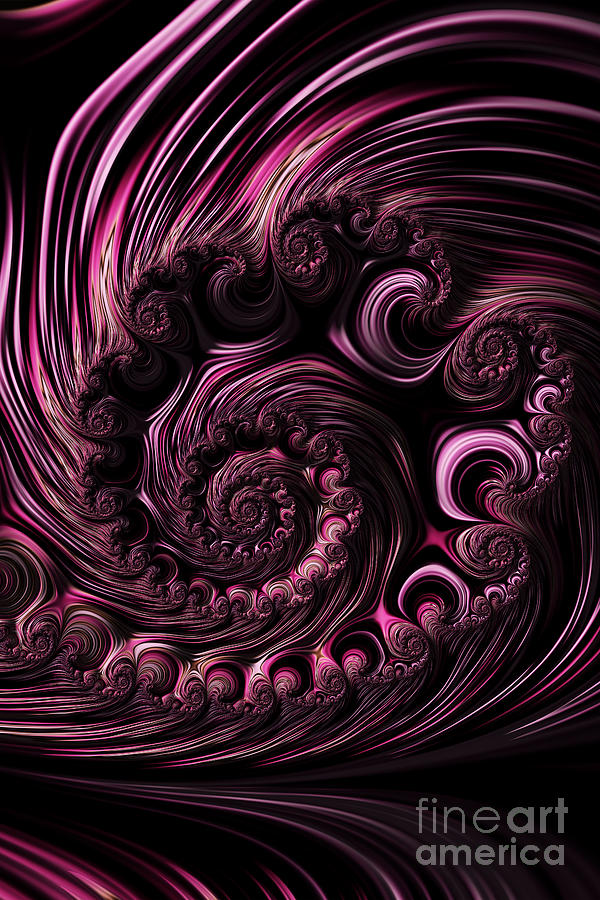 Deep Purple Digital Art by Steve Purnell | Fine Art America