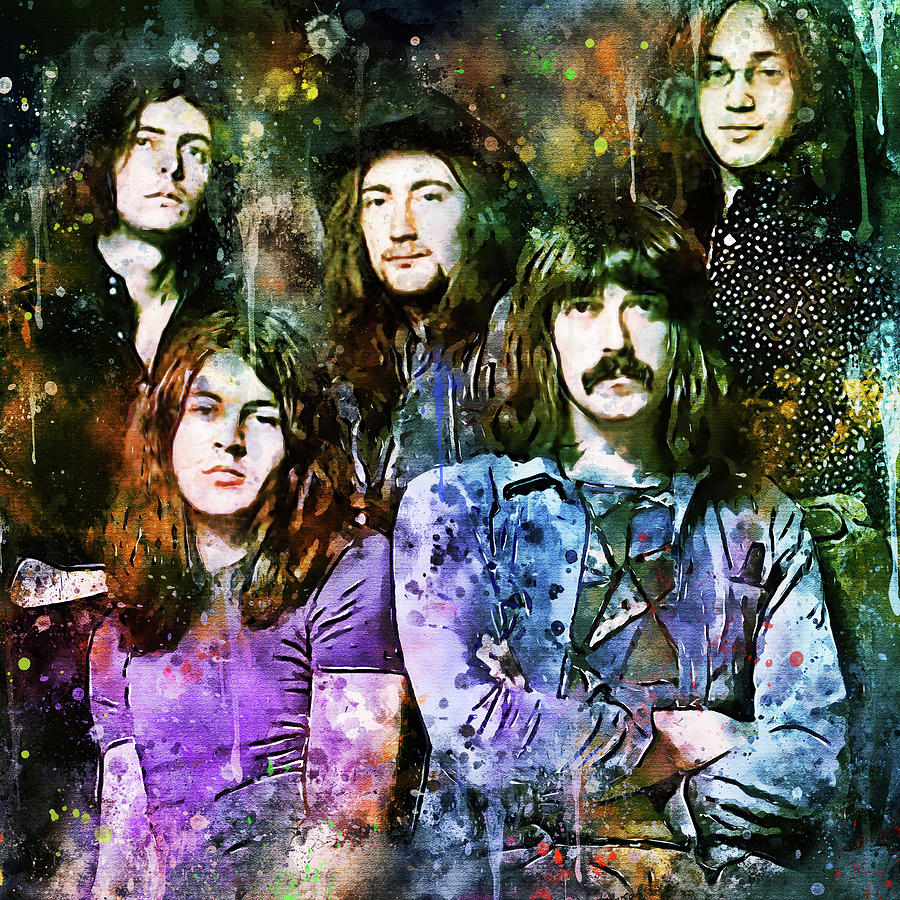 Deep Purple Together Digital Art by Yury Malkov