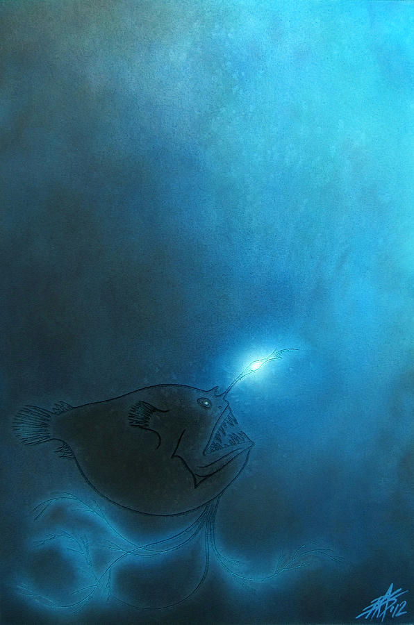 Deep Sea III Painting by Robin Street-Morris