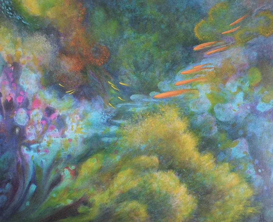 Deep Sea Painting by Marc Dmytryshyn