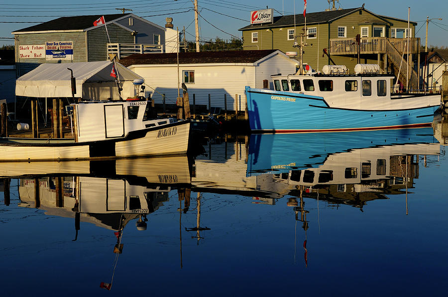 Deep sea shark charter boats at Fishermans Cove Eastern Passage ...