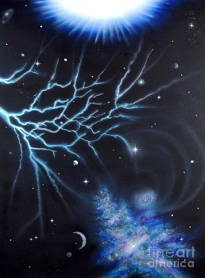 Deep Space Painting by Mary Scott