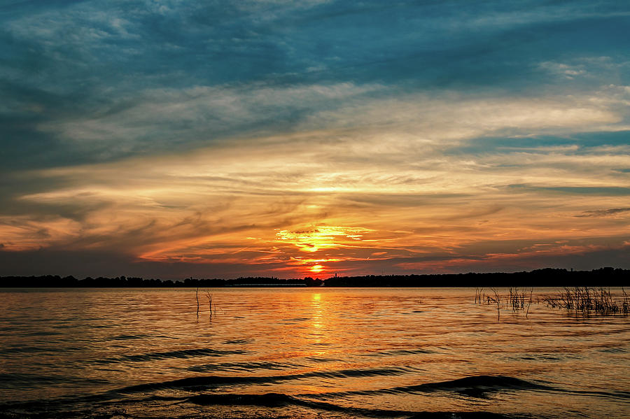 Deep Sunset Photograph by Doug Long