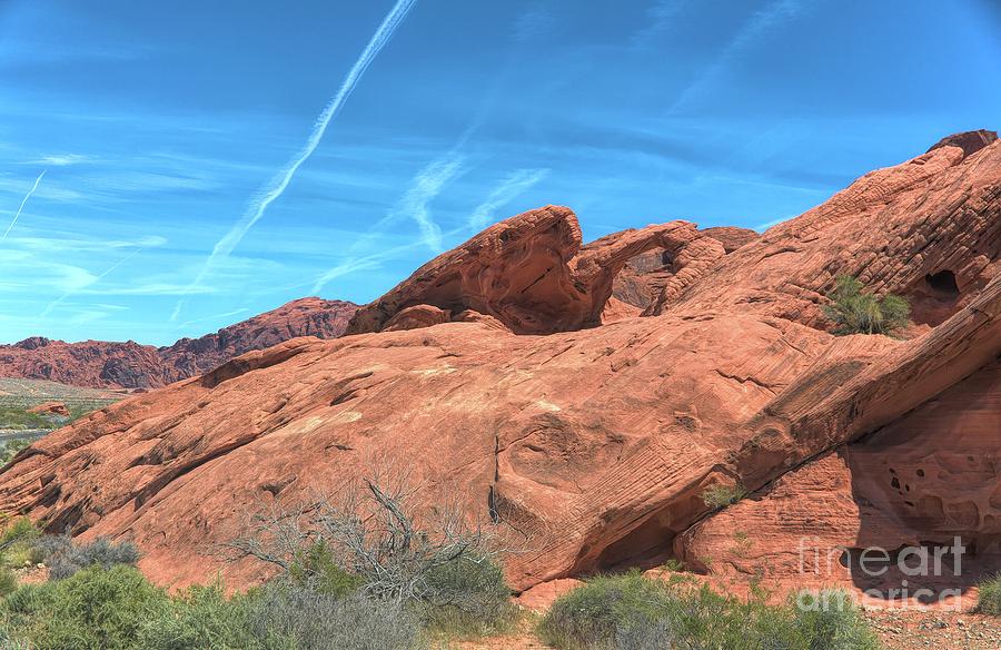 Las Vegas Photograph - Deep Tones Scenery Nevada Valley of Fire  by Chuck Kuhn