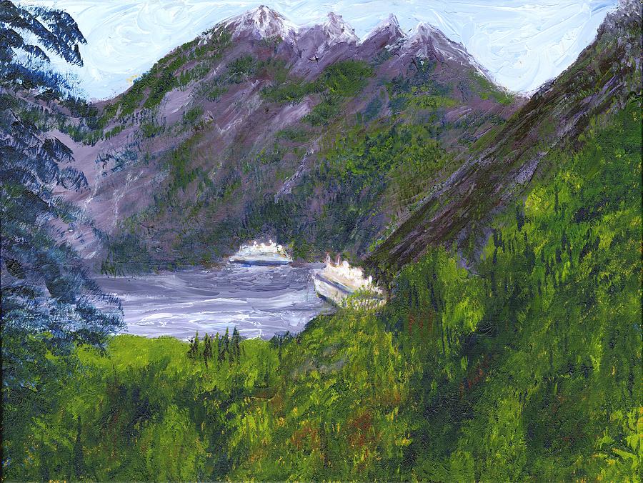 Deep Water Cove Painting by Alice Faber